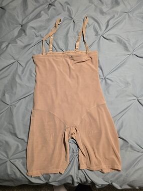 Ping Nude High-Waist Shaping Bodysuit with Adjustable Straps